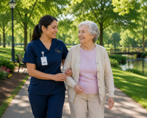 At-home personal care services helping aging adults